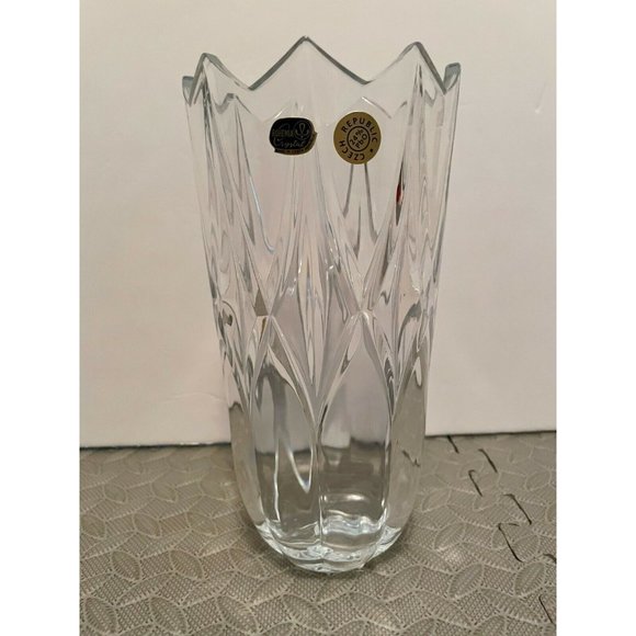 Image Bohemia Accents Image Bohemia Crystal Vase Florero Ba3a 2cm